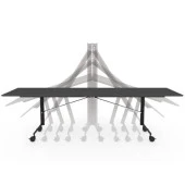 Ortadan Katlanır Masa Ayağı 11.516 - 220-260cm thumbnail 1