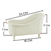 Hometarz Dekoratif Mini Küvet Banyo Düzenleyici Organizer - 2
