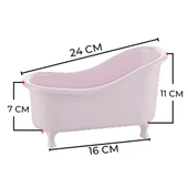 Hometarz Dekoratif Mini Küvet Banyo Düzenleyici Organizer - 4