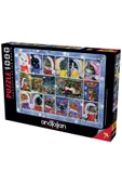 Anatolian 1000 Parçalık Puzzle - Yeni Yıl Kedileri 1103 thumbnail 1