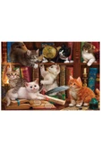 Anatolian 500 Parçalık Puzzle - Kediler ve Kitaplar 3618 - 2