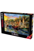 Anatolian 1500 Parçalık Puzzle - Liman Işıkları 4564 thumbnail 1