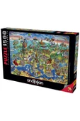 Anatolian 1500 Parçalık Puzzle - Avrupa Haritası 4557 thumbnail 1