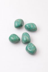 Amazonit Doğal Taş Tamburlanmış Parça - Tımbıl thumbnail 2