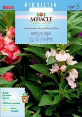 Miracle Balsamina Karışık Renkli Kına Çiçeği Tohumu (150 tohum) - 1