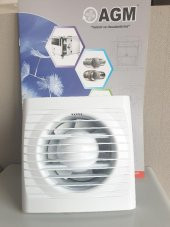 KAYITES BAF100 Havalandırma Fanı 100mm Boru Çapı 97 m3/h Güç 14 W Devir 2800 Yerli Üretim Banyo Wc Oda AGMair agm air - 3