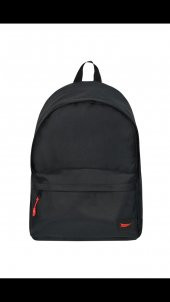 Spor Unisex Fermuarlı Sırt Çantası Su Geçirmez Kumaş Siyah - 2