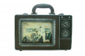 Dekoratif Metal Çerçeve Televizyon Temalı Vintage Hediyelik - 1