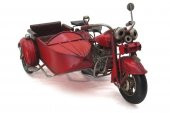 Dekoratif Metal Motosiklet Sepetli Vintage Dekoratif Hediyelik - 1