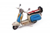 Dekoratif Metal Scooter Vintage Dekoratif Ev Ofis Hediyelik - 2