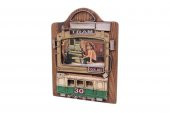 Dekoratif Metal Çerçeve Tramvay Dekorlu Vintage Hediyelik thumbnail 3