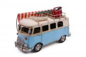 Dekoratif Metal Minibüs Tenteli Vintage Vosvos Hediyelik thumbnail 2