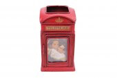 Dekoratif Metal Londra Telefon Kulübesi Kalemlik ve Çerçeveli - 1