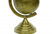 Yerküre Dünya Antik Bronz Dekoratif Hediyelik thumbnail 2