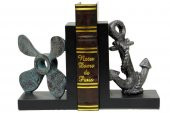 Kitap Tutucu Pervane & Çapa Kitap Stoperi Dekoratif Hediyelik - 1