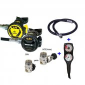 BEUCHAT Regülatör Set SPORT VR300 INT, Ahtapot, Konsol, BC Hortumu - 1