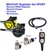 BEUCHAT Regülatör Set SPORT VR300 INT, Ahtapot, Konsol, BC Hortumu - 2