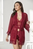 Pierre Cardin 7005 4 Parça Kadın Saten Çeyiz Set Takım - 2