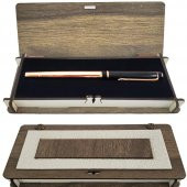 Deri Kutulu Bakır Roller Kalem - 1