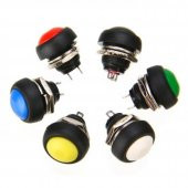 Push Buton 12mm Sarı - 1