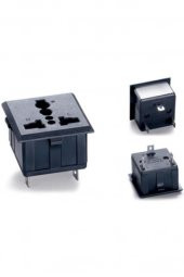 45x45 mm Universal Priz Siyah thumbnail 1