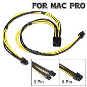 Apple Mac Ekran Kartı Power Kablosu 8 Pin to 2x6 Pin - 1