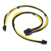 Apple Mac Ekran Kartı Power Kablosu 8 Pin to 2x6 Pin - 2