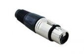 3 pin xlr dişi konnektör - 1