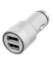 Çift USB Araç Şarj Cihazı Metal Yüksek Kalite thumbnail 3