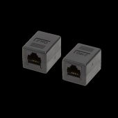 Cat6 Rj45 Ara Dişi-Dişi Siyah - 1