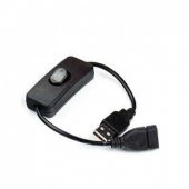 Anahtarlı Usb Uzatma Kablo 50 cm - 1