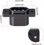 2 Pin Power Erkek Şase thumbnail 2