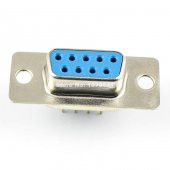 9 pin dişi konnektör+ kapak thumbnail 2