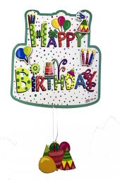 Parti Happy Birthday Yazılı Asmalı 3D Doğum Günü Süslemesi - 1