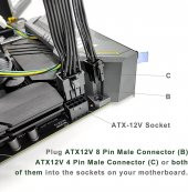 8 pin to 8+4 pin Cpu Kablo Çevirici - 3