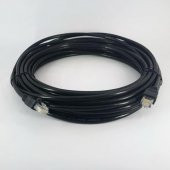 Cat6 Utp Siyah Patch Kablo 30 metre 23 awg - 1