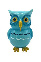 Polyester Kumbara Baykuş Turkuaz thumbnail 3