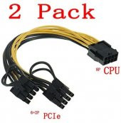 8 pin cpu - 2x8 pin Pcı-e Çevirici Kablo thumbnail 2