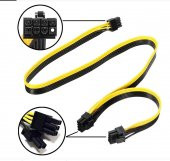 8 Pin - 2x8 pin Pcı-e Modüler Power kablo 60 cm thumbnail 3