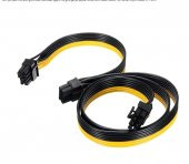 8 Pin - 2x8 pin Pcı-e Modüler Power kablo 60 cm thumbnail 4