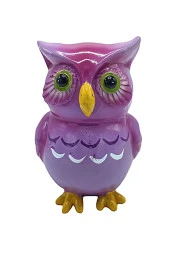 Polyester Kumbara Baykuş Lila thumbnail 3