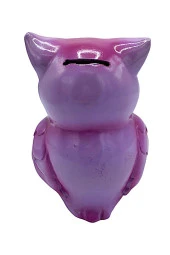 Polyester Kumbara Baykuş Lila thumbnail 4