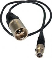 Mini Xlr Dişi XLR Erkek Kablo 50 cm - 1