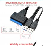 USB Sata adaptör Adaptör Girişli - 3