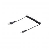 Usb to 5.5 mm dc Jack Kablo Spiral - 1