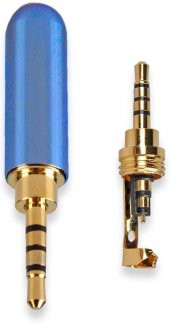 2.5 mm Stereo Metal Jack 4 Boğumlu - 1