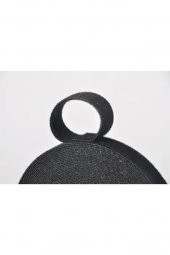 Kablo Düzenleyici Cırt Cırtlı Bant, 1 metre, 15mm x 2.6mm, siyah renk - 2