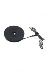 Kablo Düzenleyici Cırt Cırtlı Bant, 1 metre, 15mm x 2.6mm, siyah renk - 3