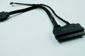 7+15 22 Pin Power/Data Sata to 5 pin Power Konnektör Kablo - 2