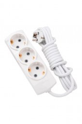 3 mt 3lü Priz Topraklı Uzatma Kablosu - 1